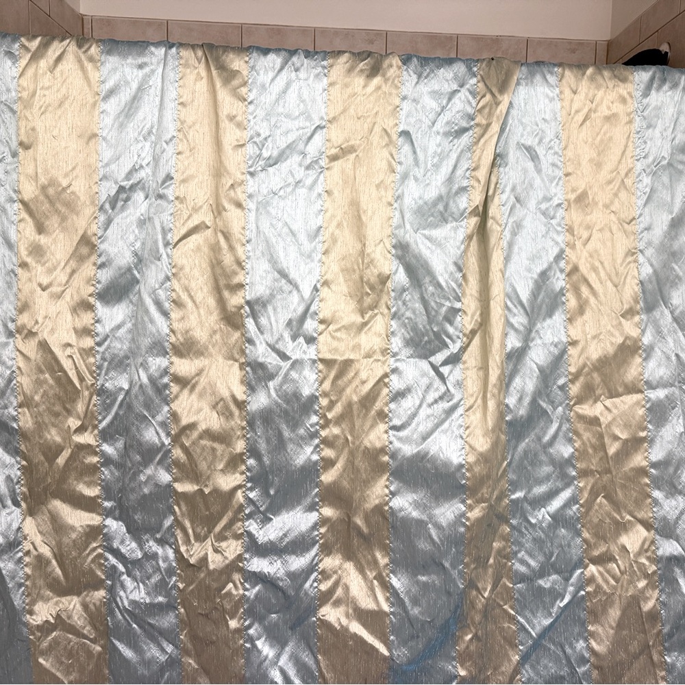 Target: Green and blue shower curtain. 72x72-Great Condition